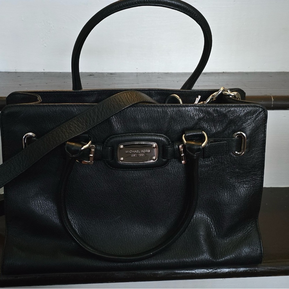 Black Vintage Micheal Kors bag with dust bag
